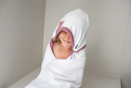 Poofi Ręcznik kąpielowy bawełniany Princess fiołkowy